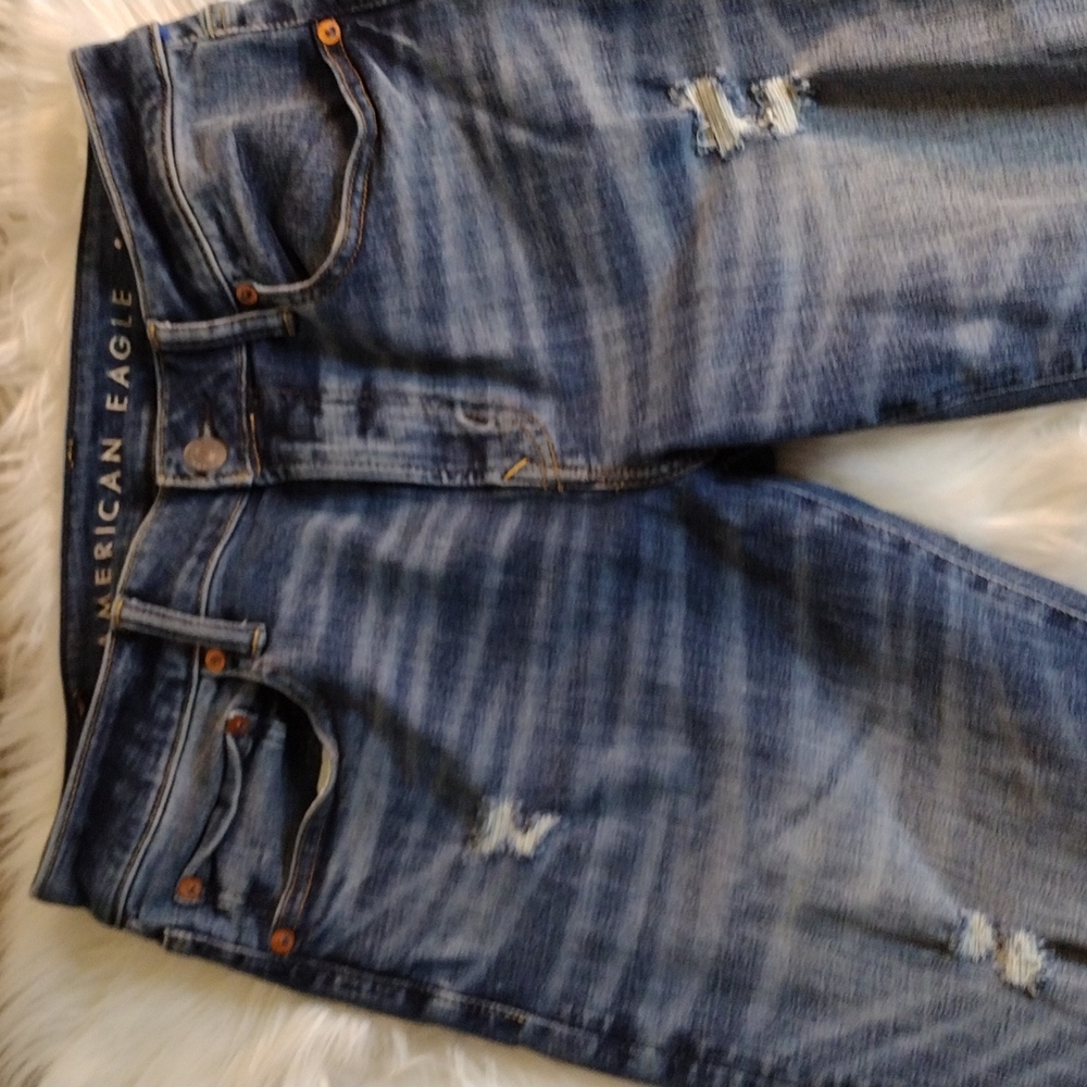 American Eagle Air flex stretch distressed jeans 31x35